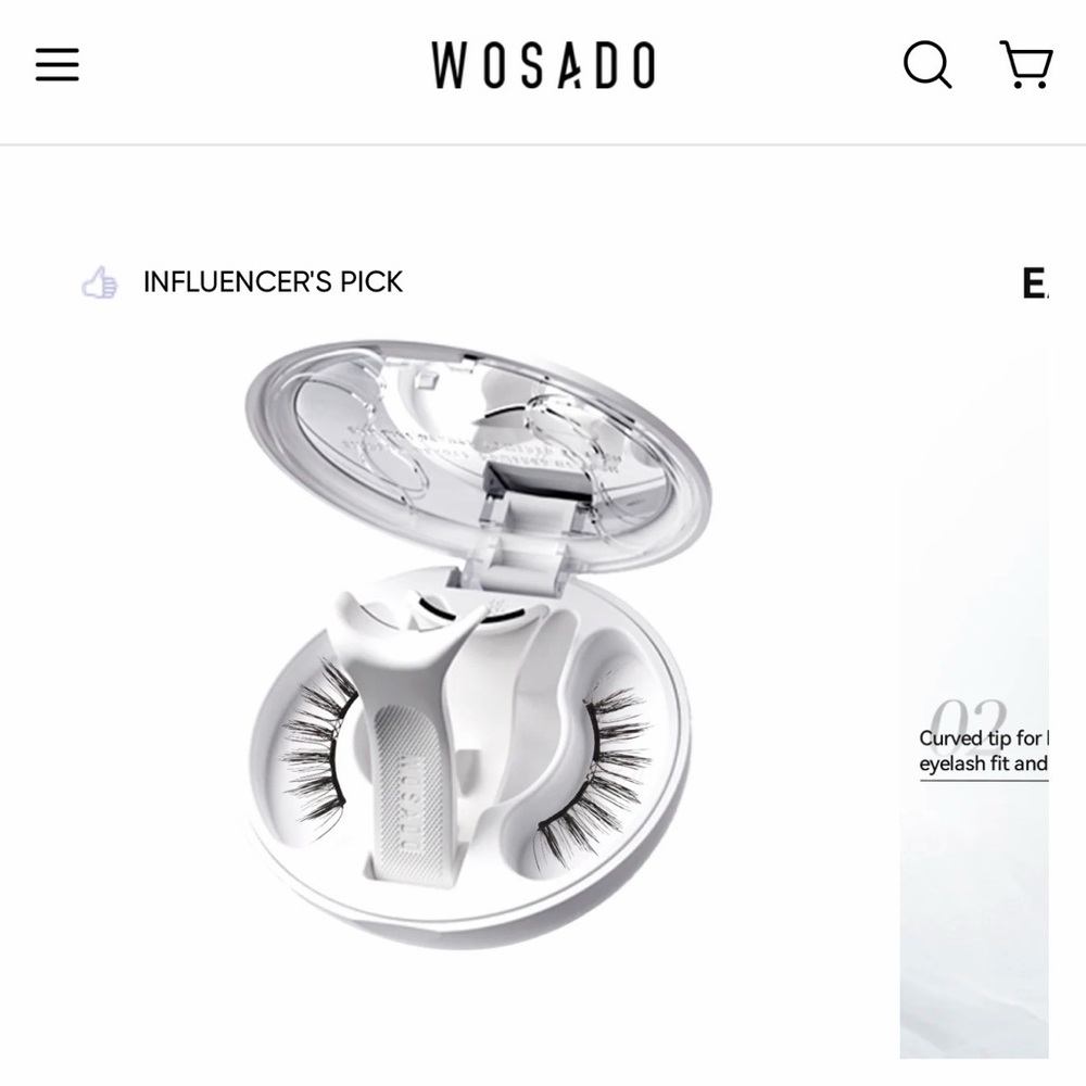 Wasado “Ice Black” Magnetic Eyelashes